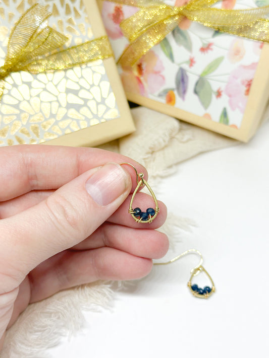 Birthstone earring mini