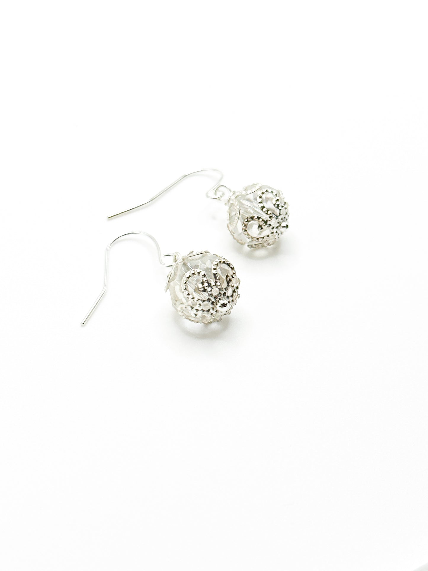 Christmas ball earrings