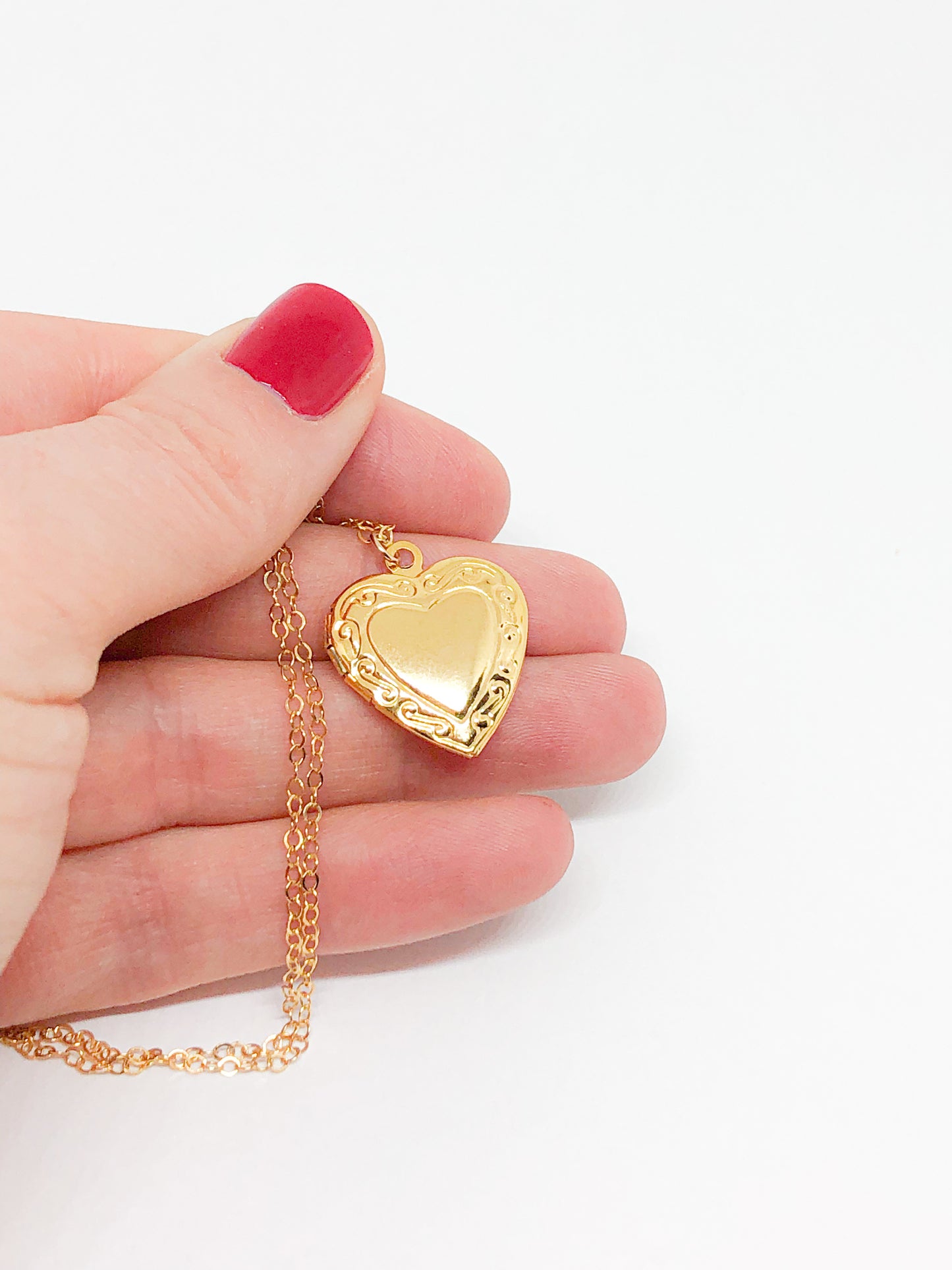 Large heart locket