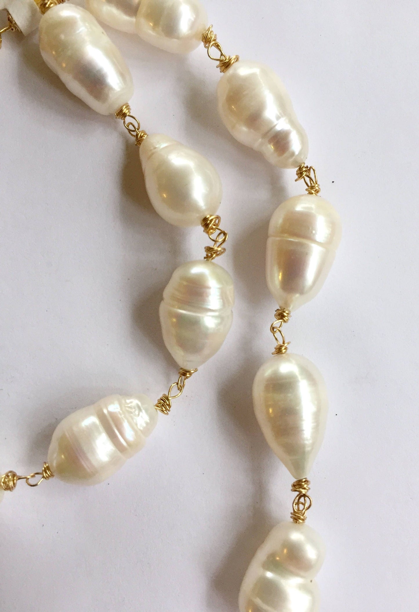 Baroque pearl necklace