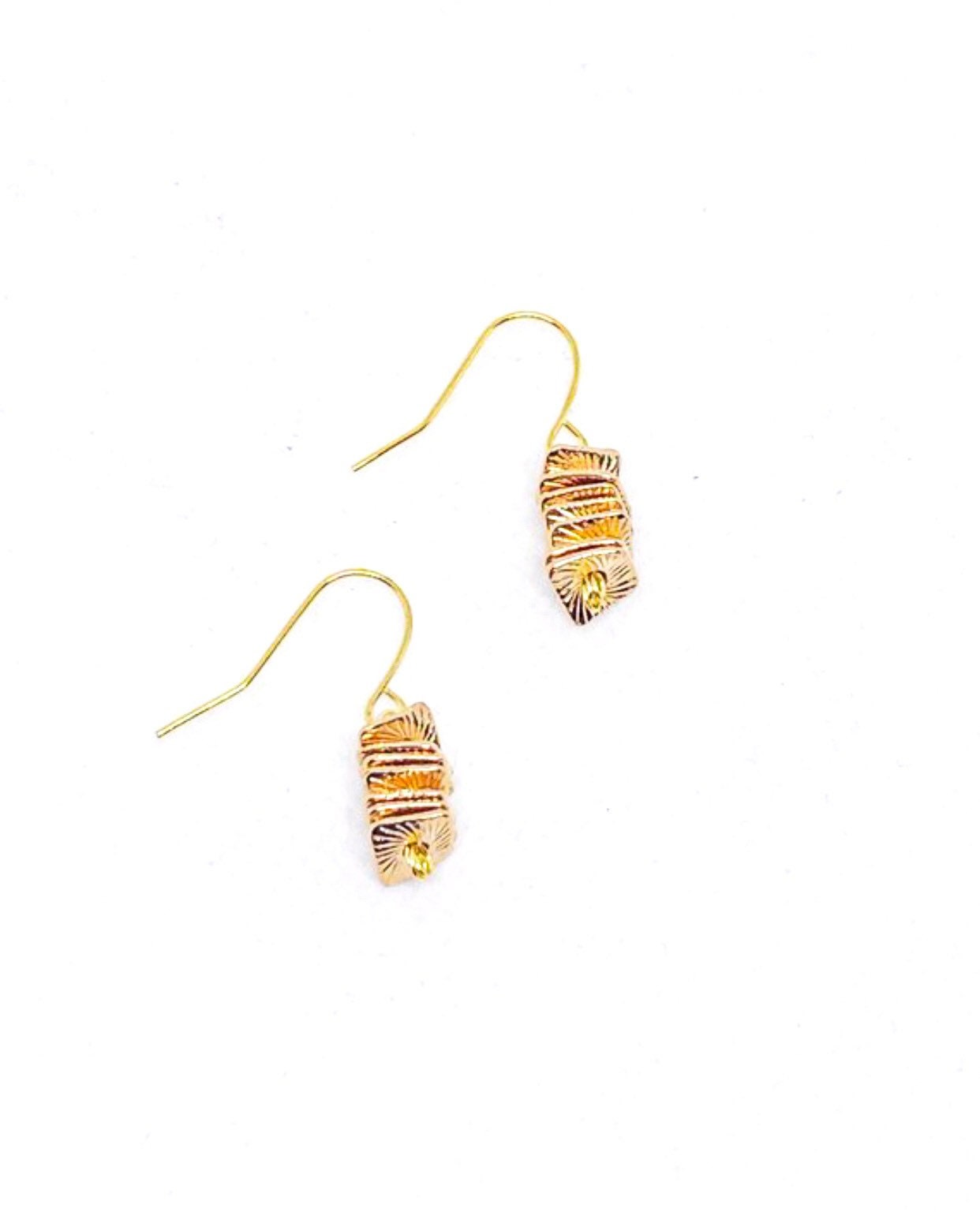 Dainty gold earrings