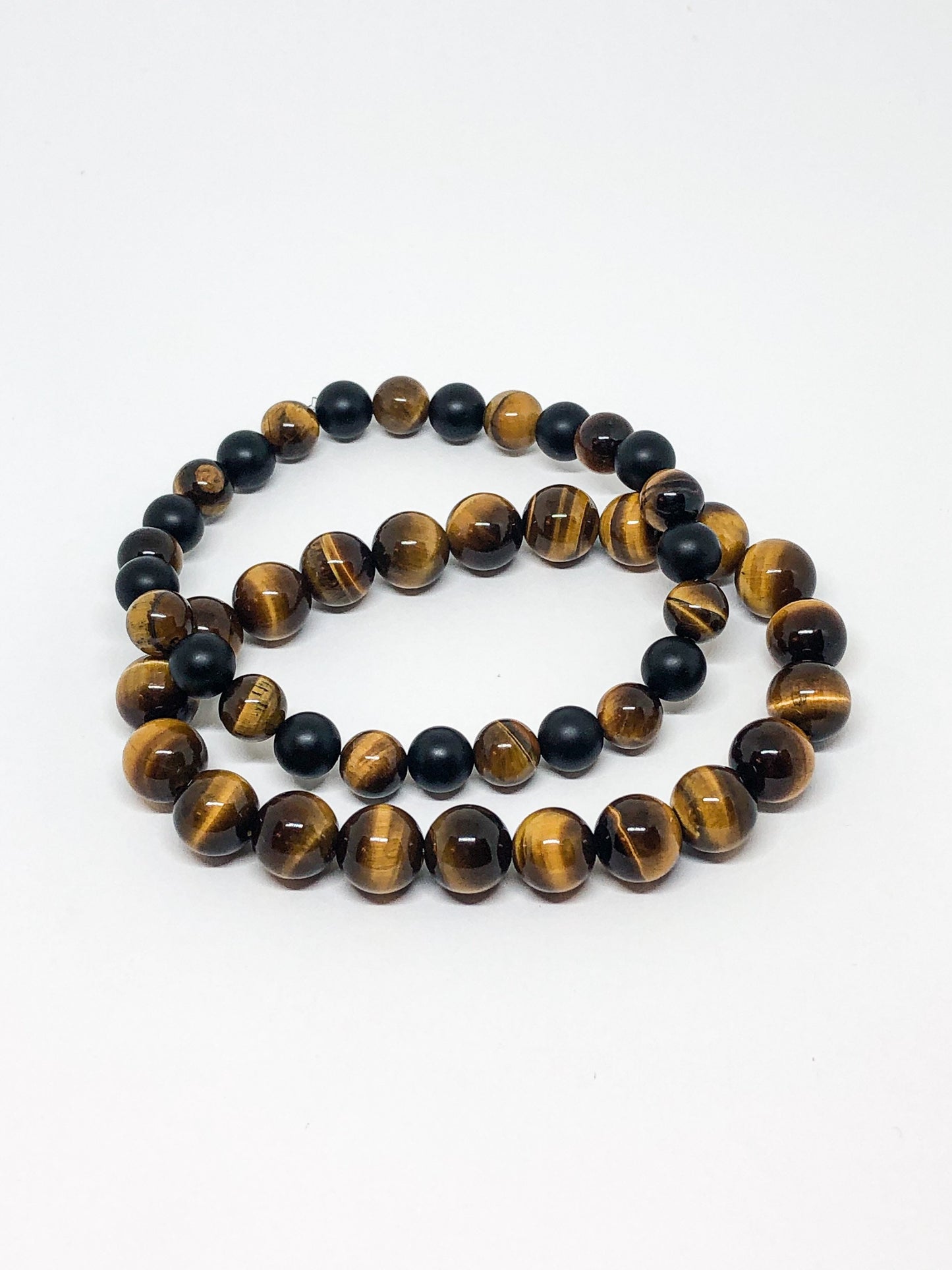 Tiger eye beaded bracelets