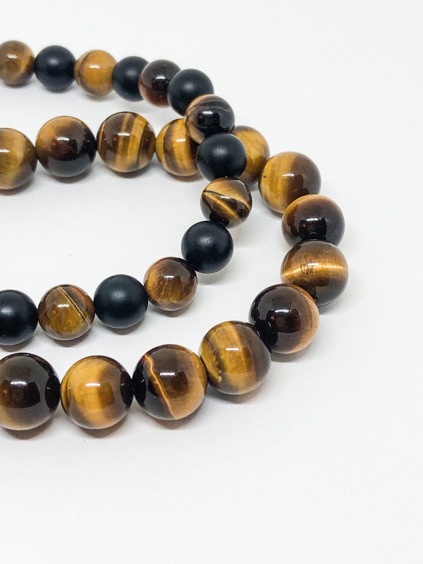 Tiger eye beaded bracelets