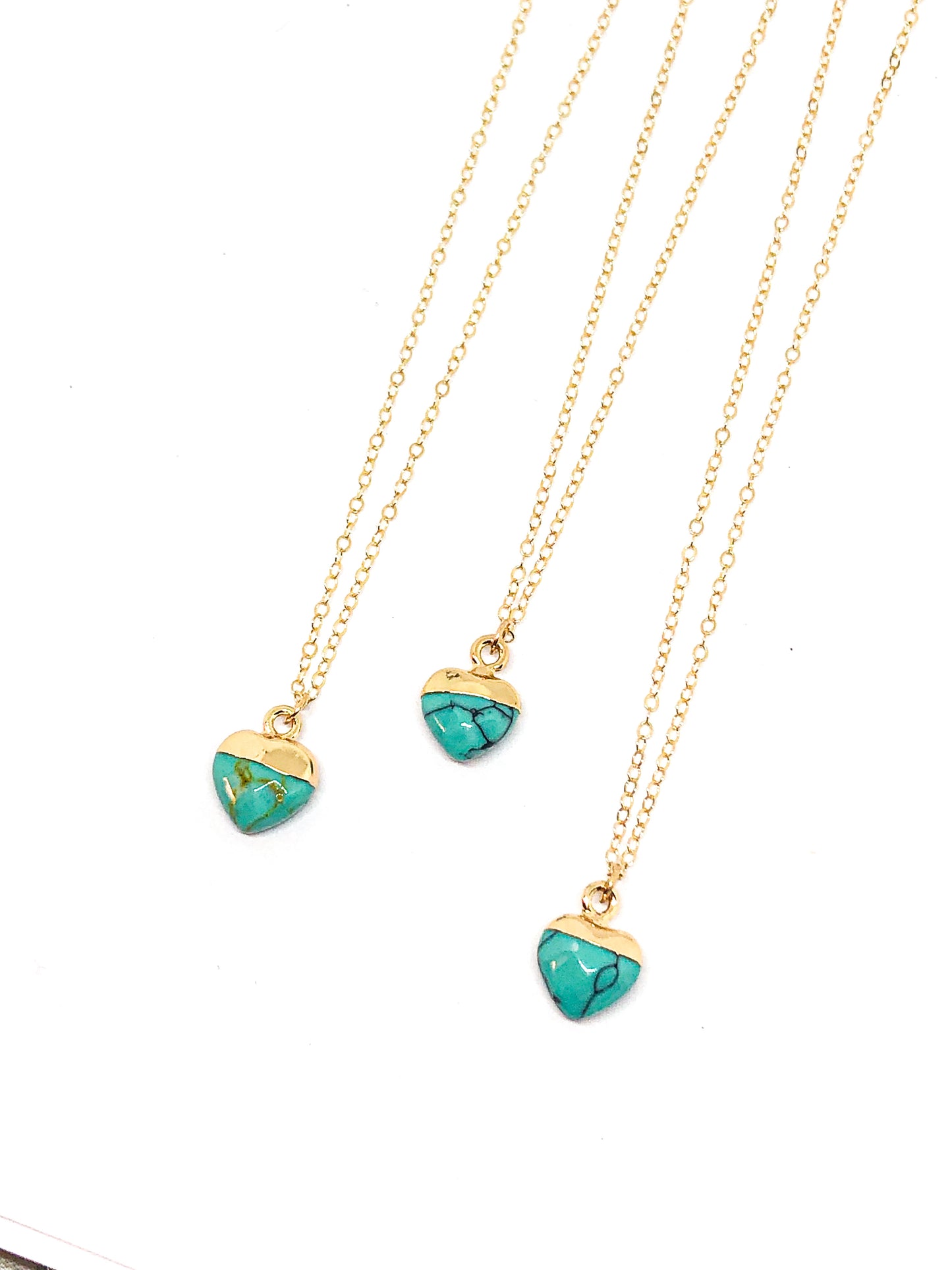 Turquoise heart necklace