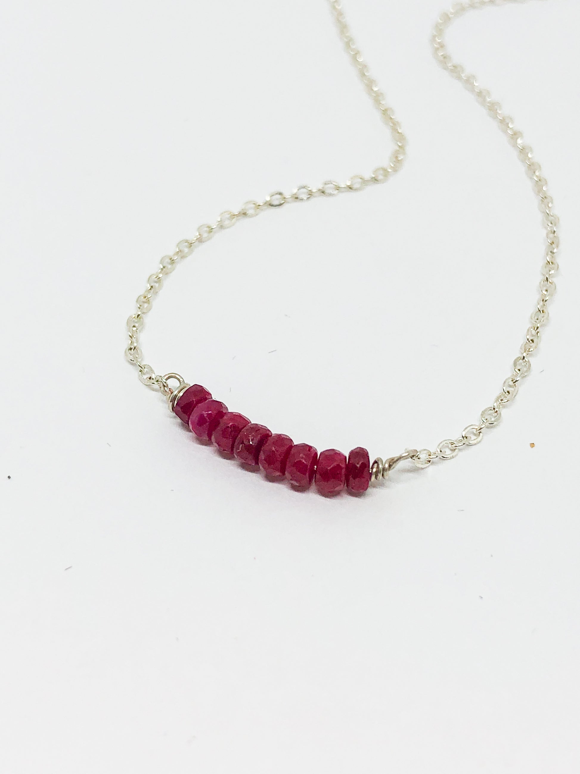 Buy Ruby July Birthstone Pendant Necklace,gold Birthstone Jewellery,july  Birthstone Necklace,ruby Pendant,ruby Gemstone,personalised Jewellery  Online in India - Etsy