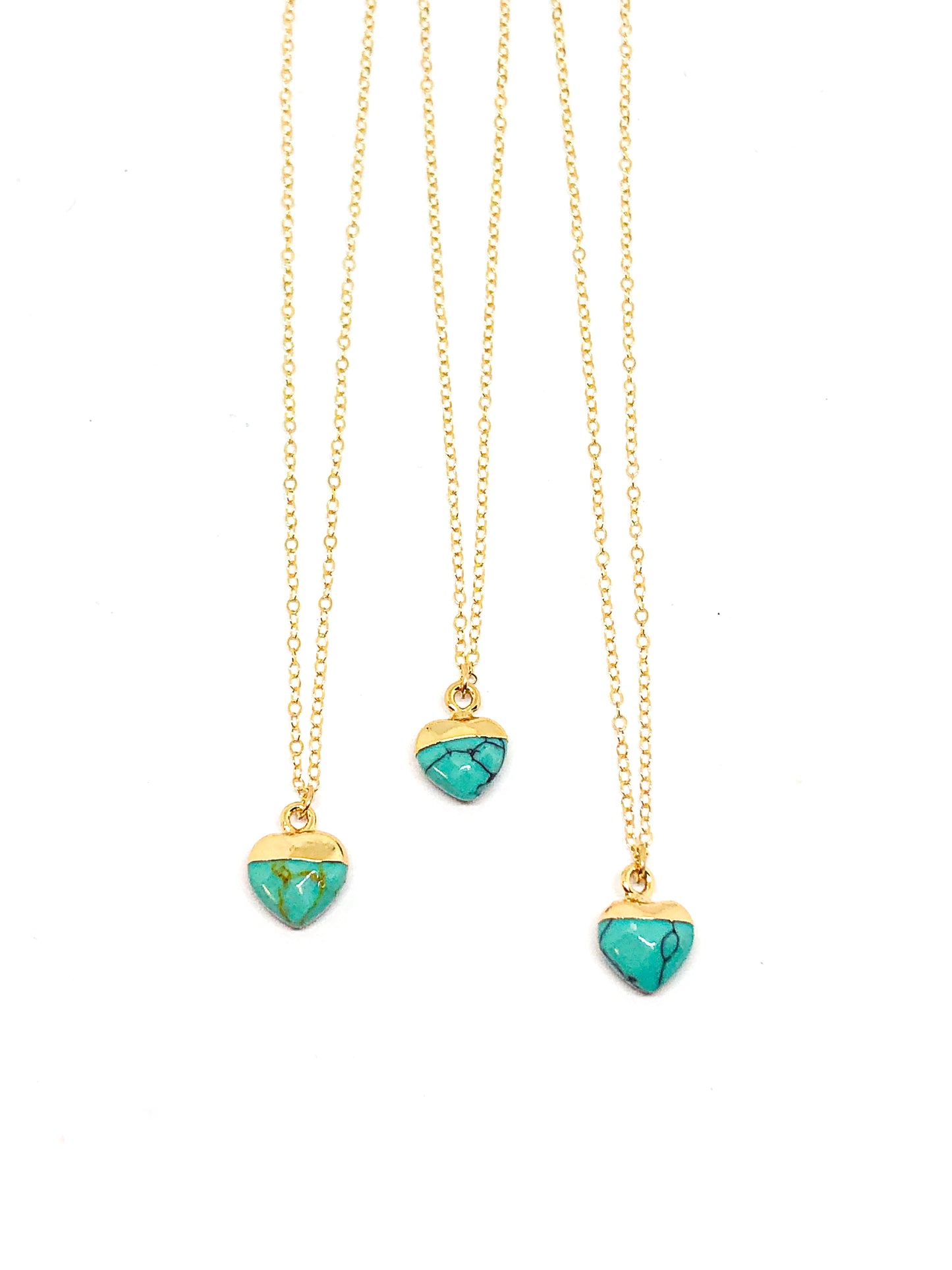 Turquoise heart necklace