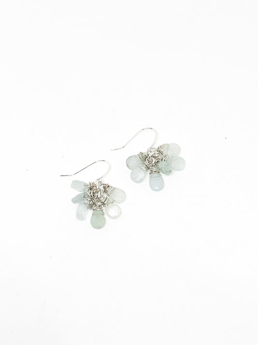 Aquamarine dangle earrings