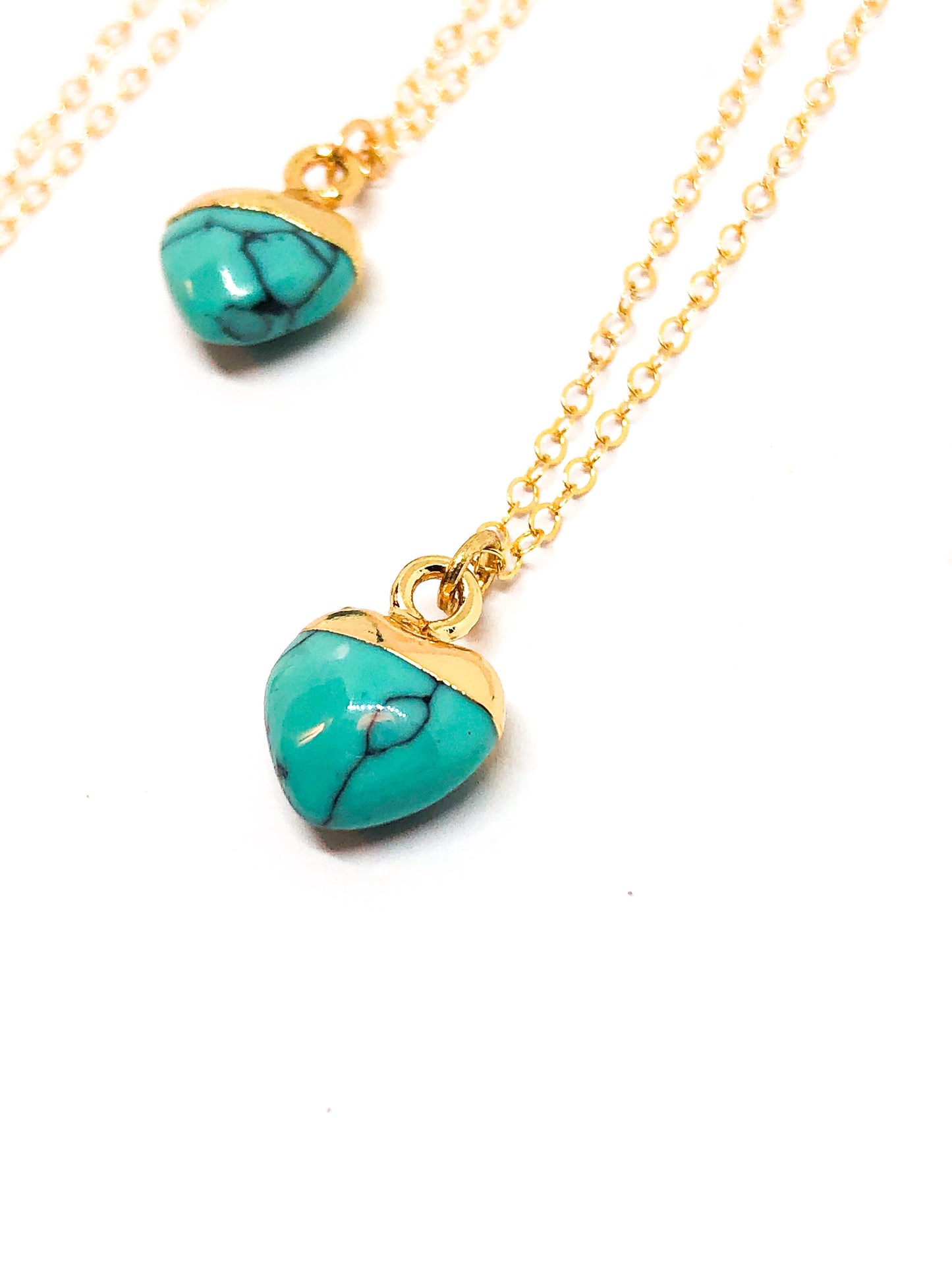 Turquoise heart necklace