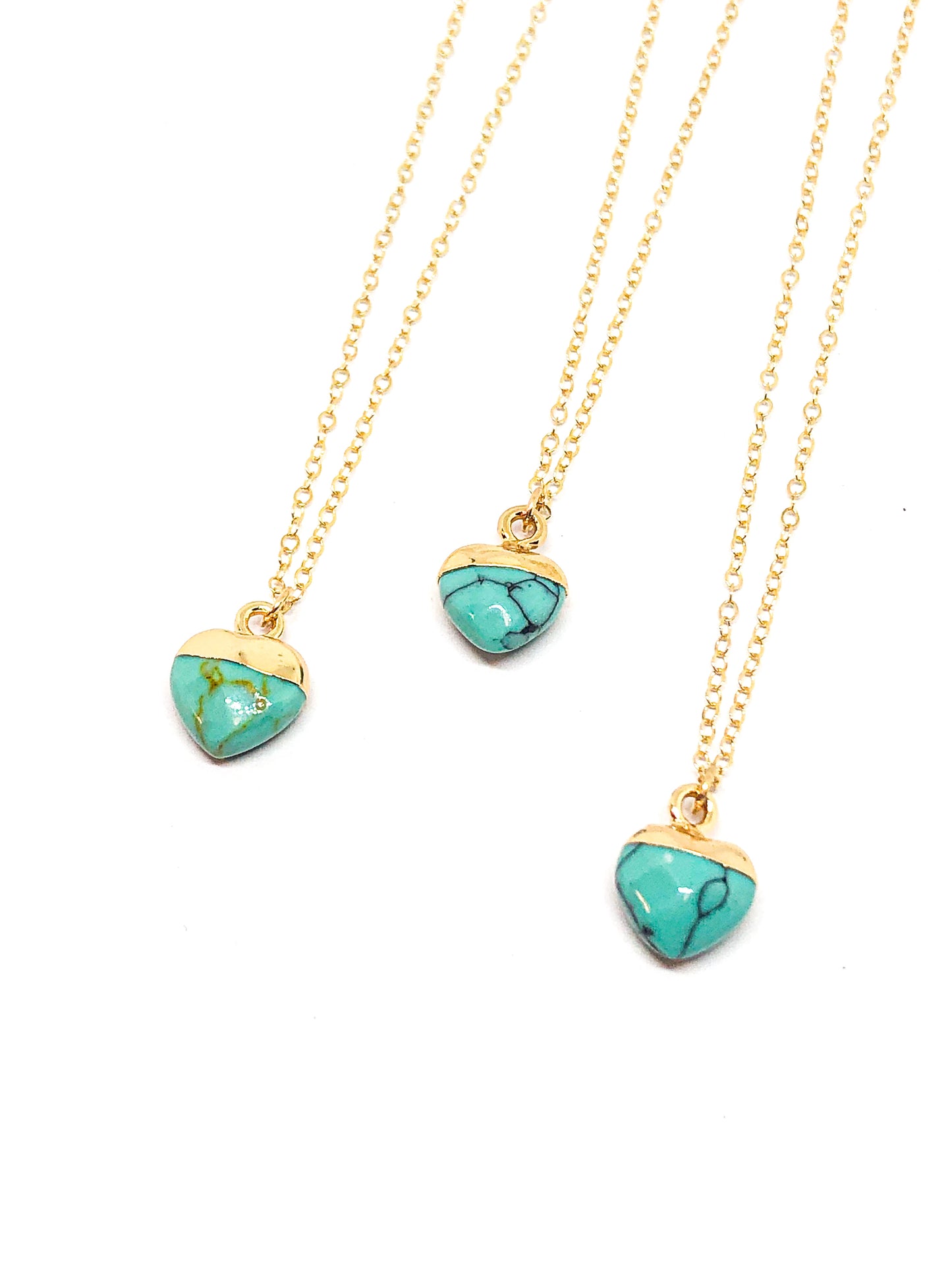 Turquoise heart necklace