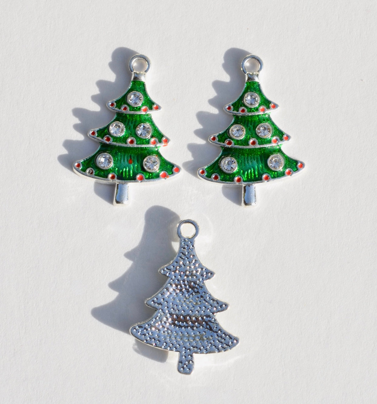 Christmas tree necklace