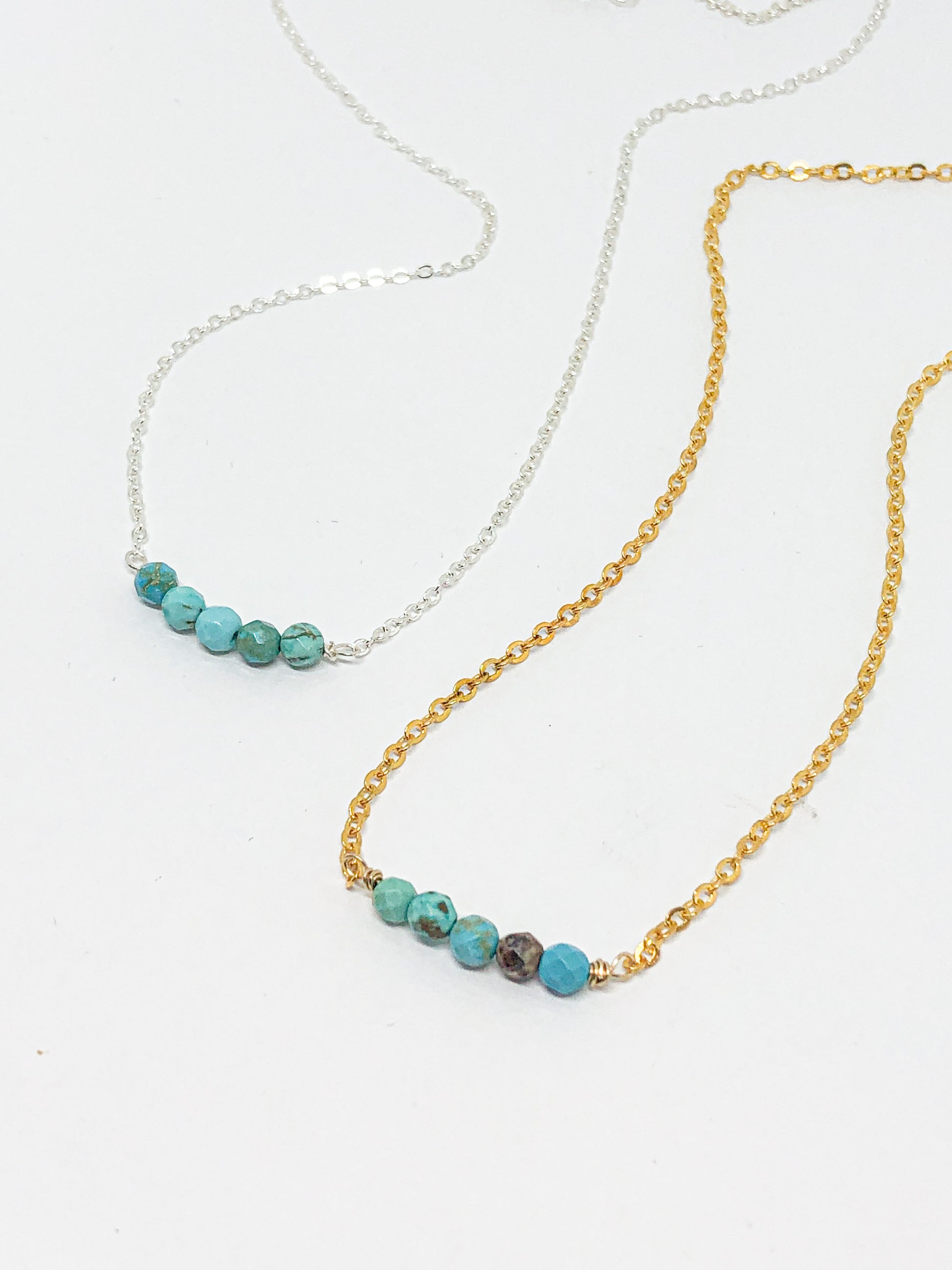 Hawaiian Jewelry Sea Glass Necklace, Braided Small Round Turquoise Nec –  yinahawaii